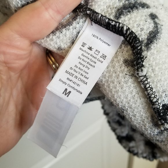 Lularoe Teddy Bear Hooded Jacket- Size 10-20 - Picture 5 of 6